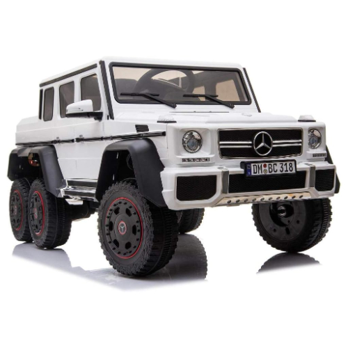 Vip Stars -Licensed Mercedes-Benz 12V7Ah*2 Battery, Leather Seats, Real Rubber T
