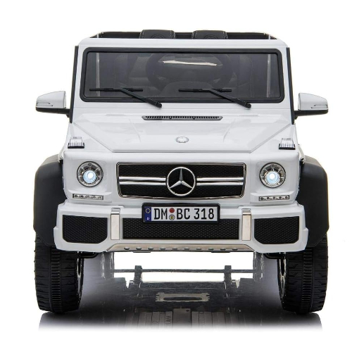 Vip Stars -Licensed Mercedes-Benz 12V7Ah*2 Battery, Leather Seats, Real Rubber T