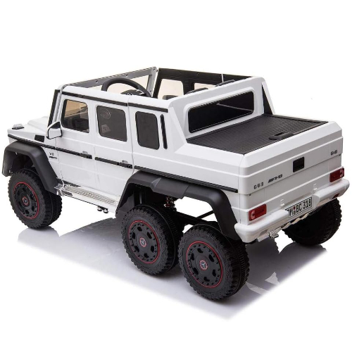 Vip Stars -Licensed Mercedes-Benz 12V7Ah*2 Battery, Leather Seats, Real Rubber T