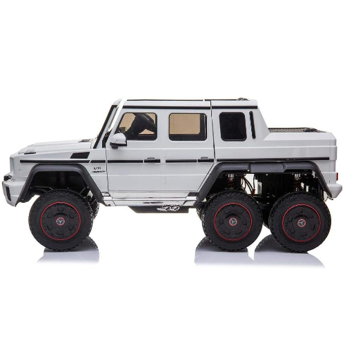 Vip Stars -Licensed Mercedes-Benz 12V7Ah*2 Battery, Leather Seats, Real Rubber T