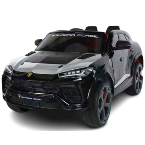 Vip Stars -Licensed Lamborghini 12V7Ah Battery, Leather Seats, Real Rubber Tires