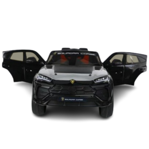 Vip Stars -Licensed Lamborghini 12V7Ah Battery, Leather Seats, Real Rubber Tires