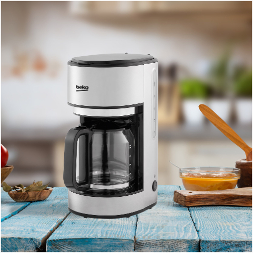 Beko Filter Coffee Machine, 1000W, Carafe Material (Glass), Keep Warm Function, 