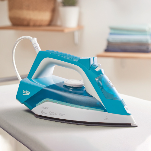 Beko Steam Iron - 2200Watts, 25g/min continuous steam, 110 g/min shock steam, Ce
