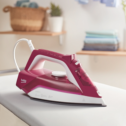 Beko Steam Iron - 2600 Watts. 35 g/min continuous steam, 120 g/min shock steam, 