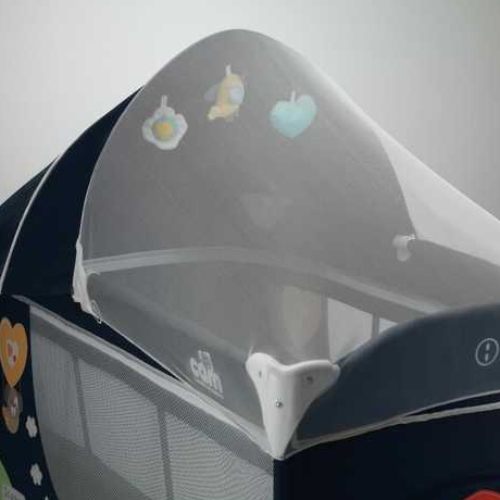 CAM Daily Plus Lightweight Travel Cot 0-36 Months, Dark Blue