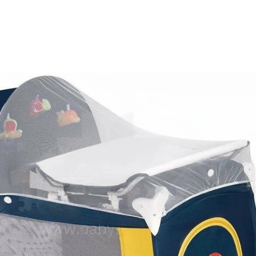 CAM Daily Plus Lightweight Travel Cot 0-36 Months, Dark Blue