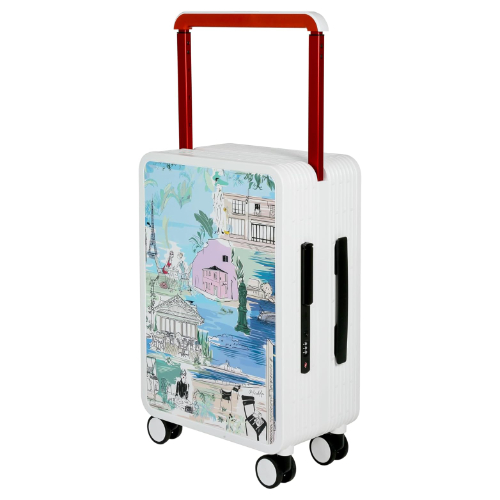 Papelan Hardside Luggage with Double Spinner Wheels, Carry-On 20-Inch, Quiet, TS