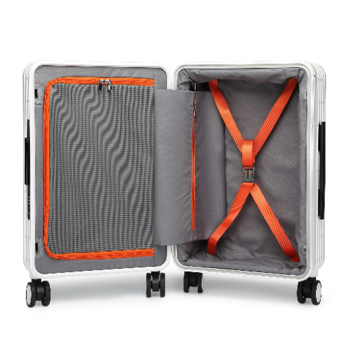 Papelan Hardside Luggage with Double Spinner Wheels, Carry-On 20-Inch, Quiet, TS