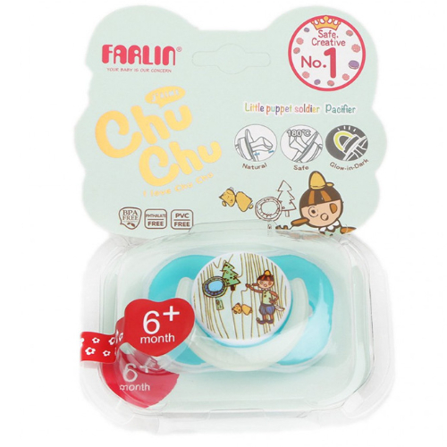 FARLIN Chu Chu Pacifier, 1pc Assorted