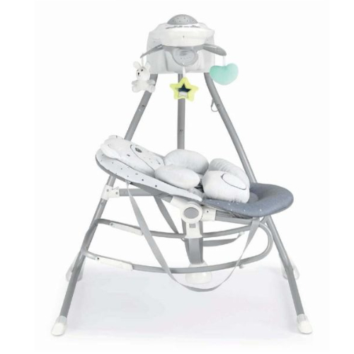 Cam Portable Evo Baby Infant Swing With Support And Safety, 0 - 9 Kg - Grey Tedd