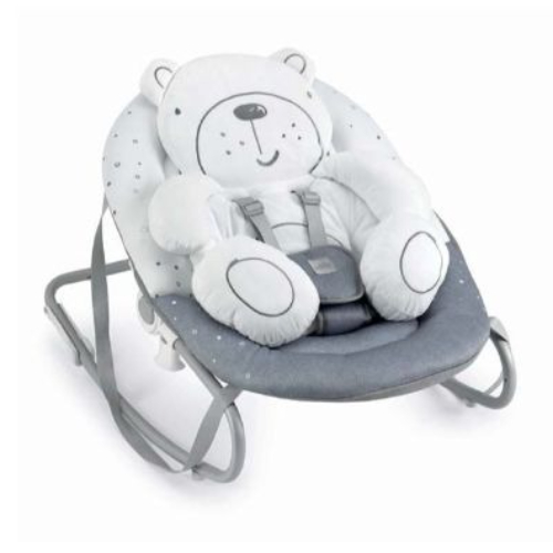 Cam Portable Evo Baby Infant Swing With Support And Safety, 0 - 9 Kg - Grey Tedd
