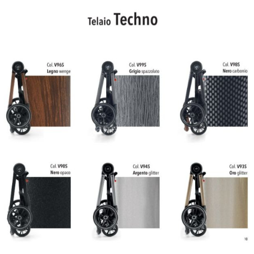 CAM  Techno Baby Stroller Aluminium Frame Base Universal Newborn/Infant/Baby/Kid