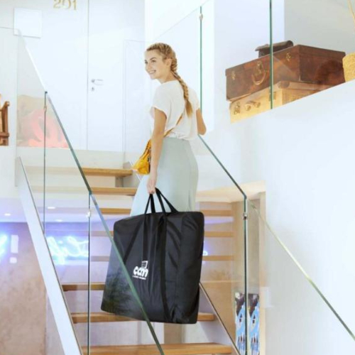 Cam Sempreconte Baby Bedside Crib, Mesh Beige