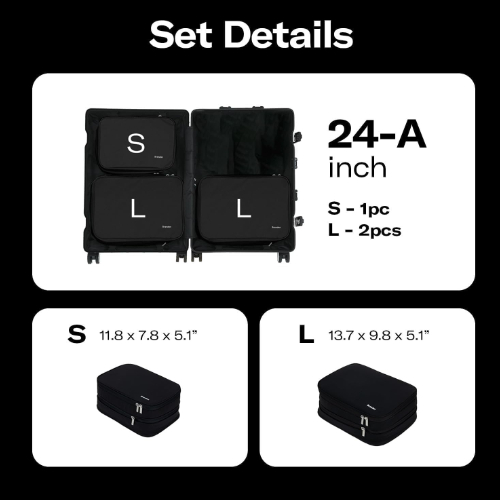 Branden Compression Packing Cube, Large, Sandbeige | Travel Essentials l Luggage