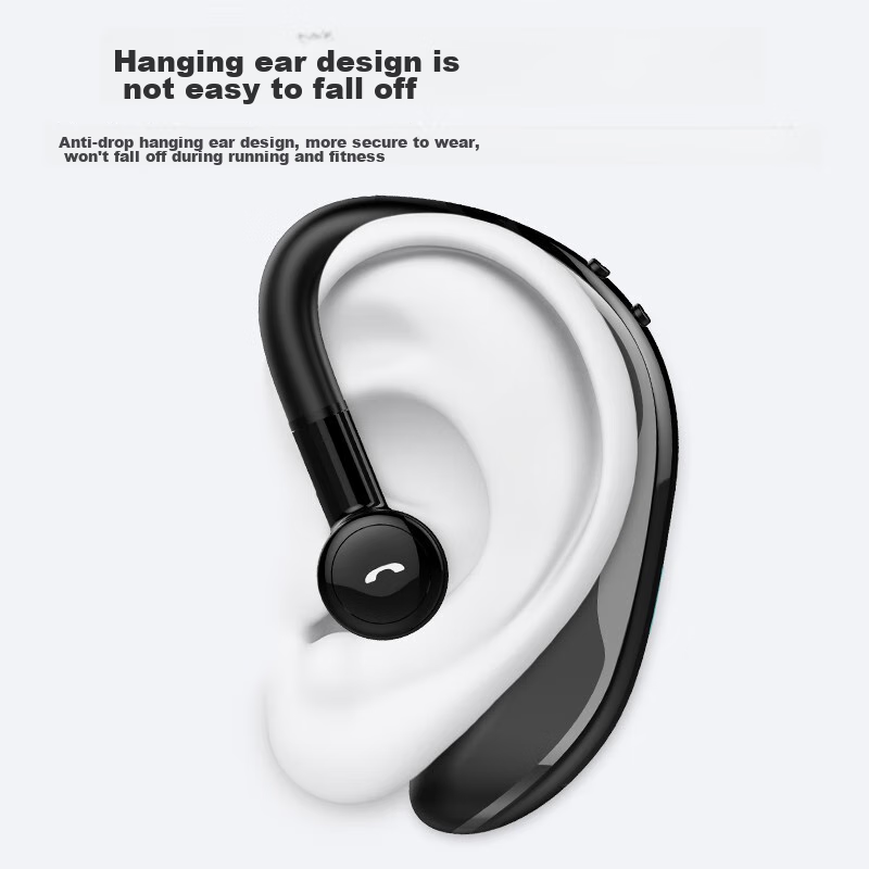Masentek F610 Wireless Bluetooth Headphones, Single-Ear Non-In Ear-Hook Style He...