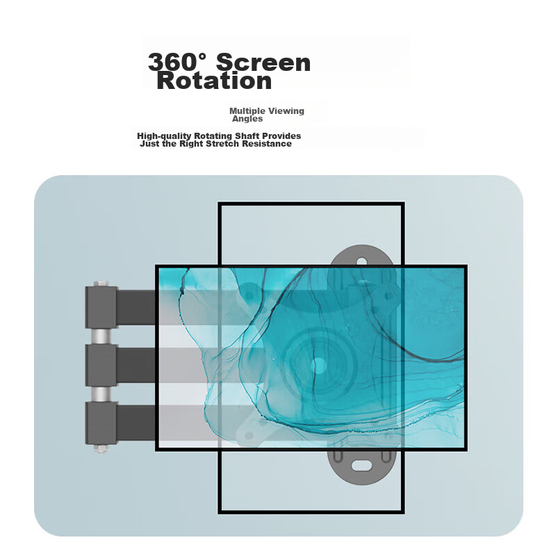 LUCKPRO Monitor Wall Mount Bracket, Computer Monitor Wall Mount, Computer Stand,...