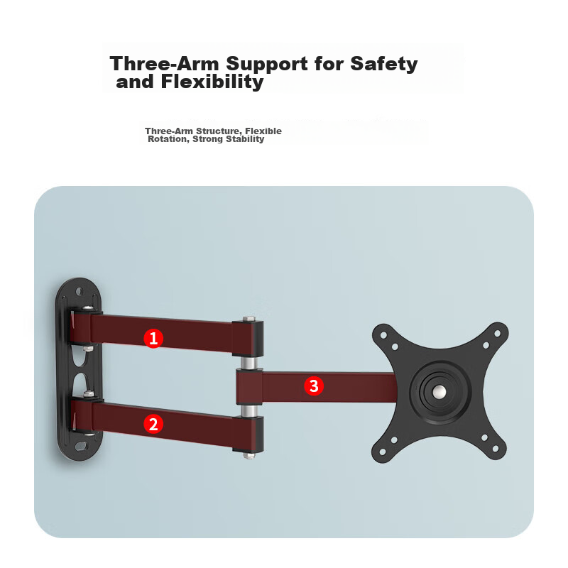 LUCKPRO Monitor Wall Mount Bracket, Computer Monitor Wall Mount, Computer Stand,...