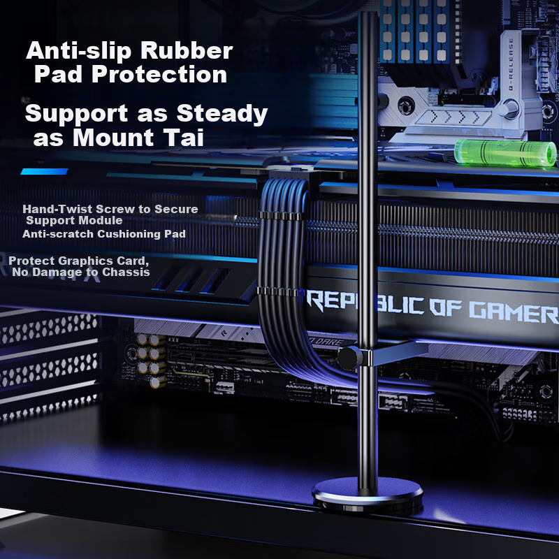 NVV Graphics Card Bracket Graphics Card Holder Graphics Card Support Bracket Jac...