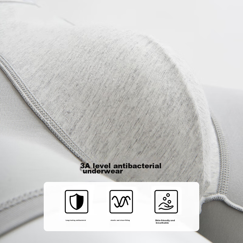 LEE Red Men's Underwear, Pure Cotton, 3A Antibacterial, Breathable Boxer Briefs,...