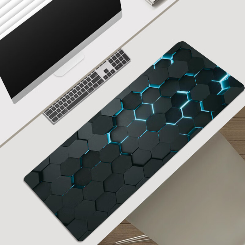 KPTE Large Geometric Line Texture Mouse Pad for Men Gaming Esports Custom Office...