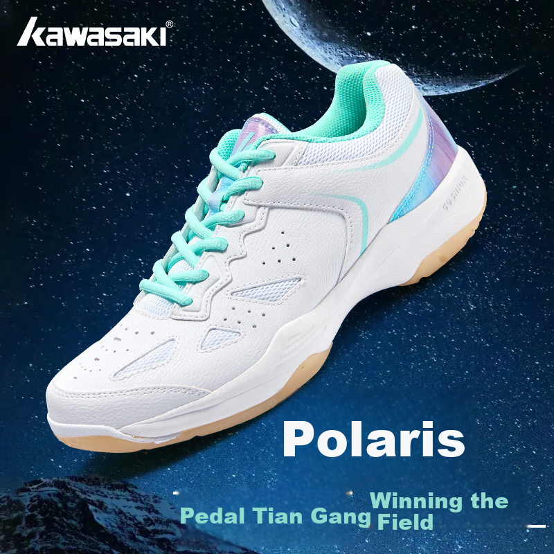 Kawasaki Badminton Shoes Shock Absorption Wear-resistant Breathable Sports Shoes...