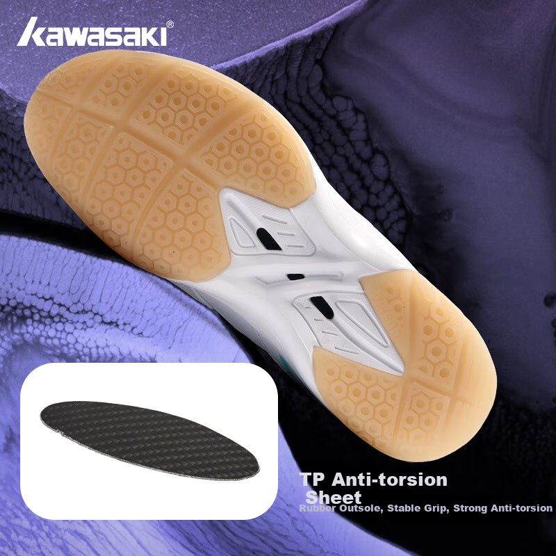 Kawasaki Badminton Shoes Shock Absorption Wear-resistant Breathable Sports Shoes...