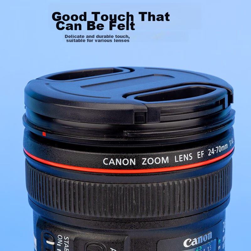 JJC 58mm Lens Cap, Compatible with Canon/Nikon/Sony/Fuji DSLR And Mirrorless Cam...