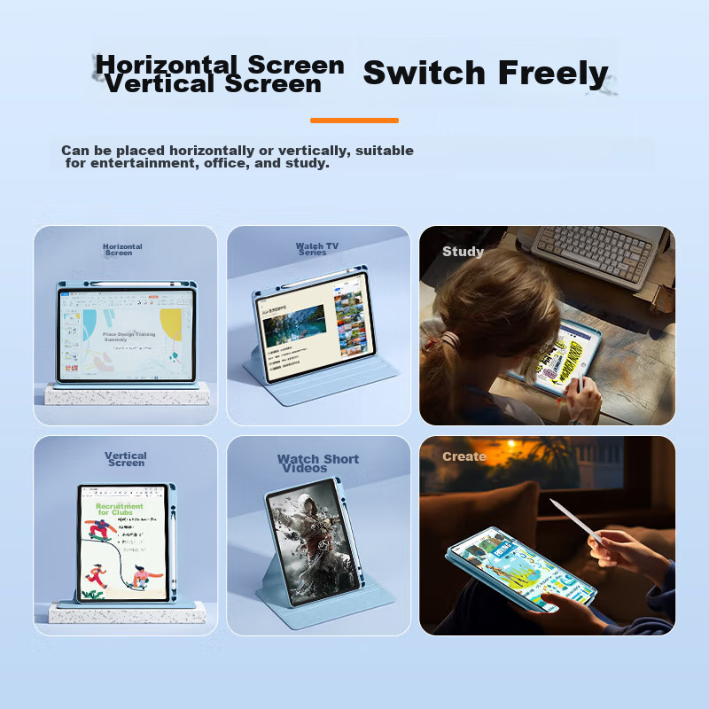 MAGUS Protective Case for Honor Tablet 9, Honor Z7 with Pen Slot, 12.1-Inch Rota...