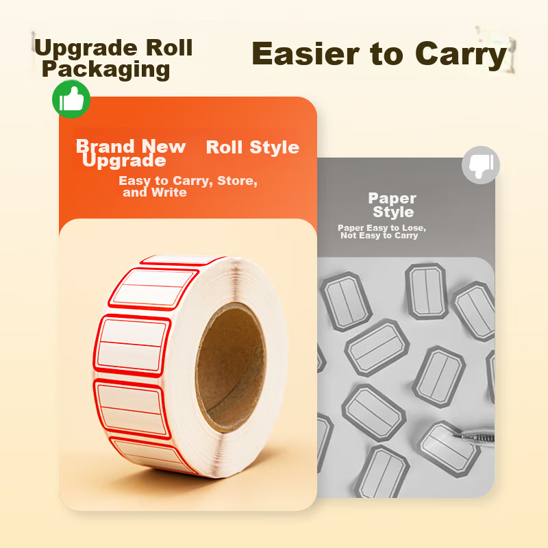 NVV Label Stickers, 1000 Pieces Per Roll, 40*25mm, Self-Adhesive Paper, Self-Adh...