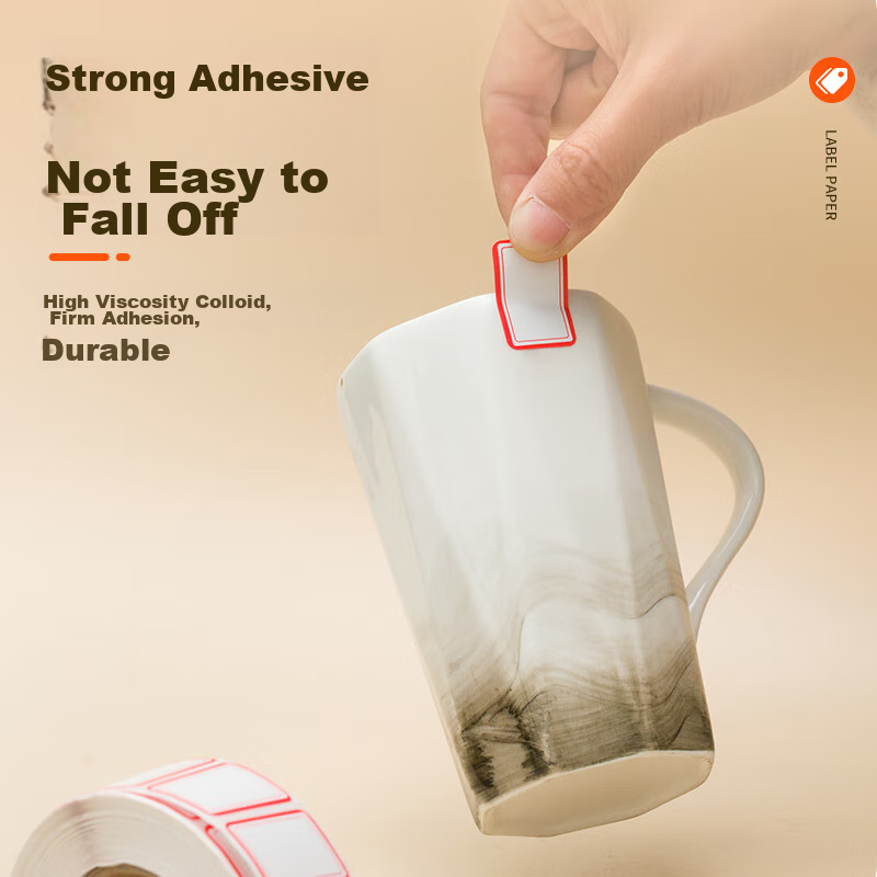 NVV Label Stickers, 1000 Pieces Per Roll, 40*25mm, Self-Adhesive Paper, Self-Adh...