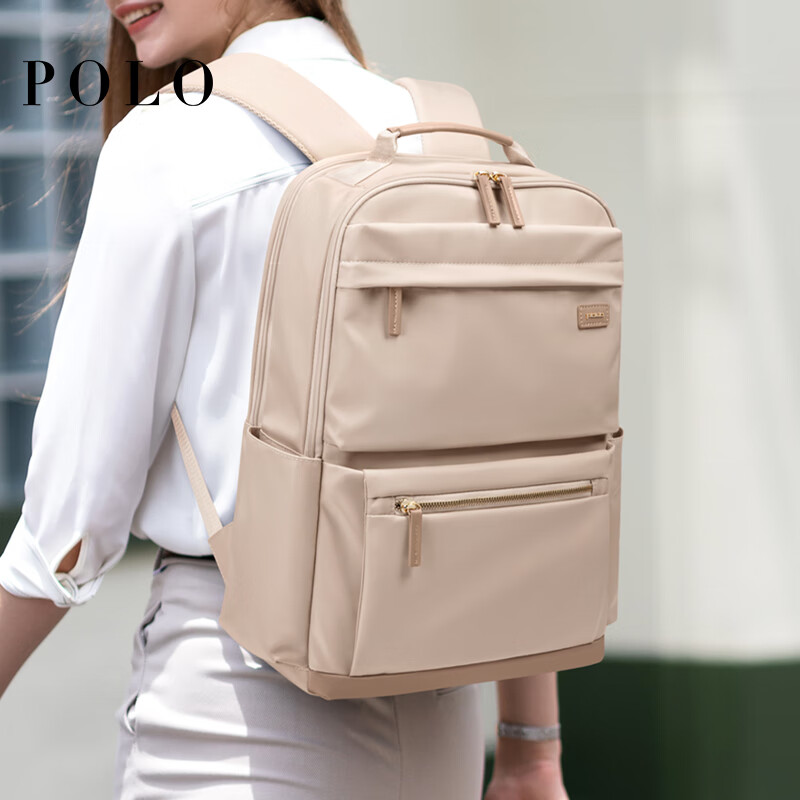 POLO Backpack for Women, Large Capacity Commuter Schoolbag, 14/15.6-Inch Laptop...
