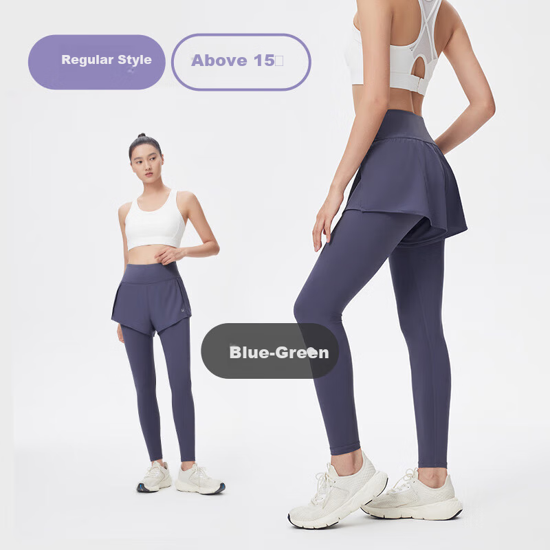 Keep Women's Spring Running Training Fitness High Elastic Anti-Glare Sports Legg...