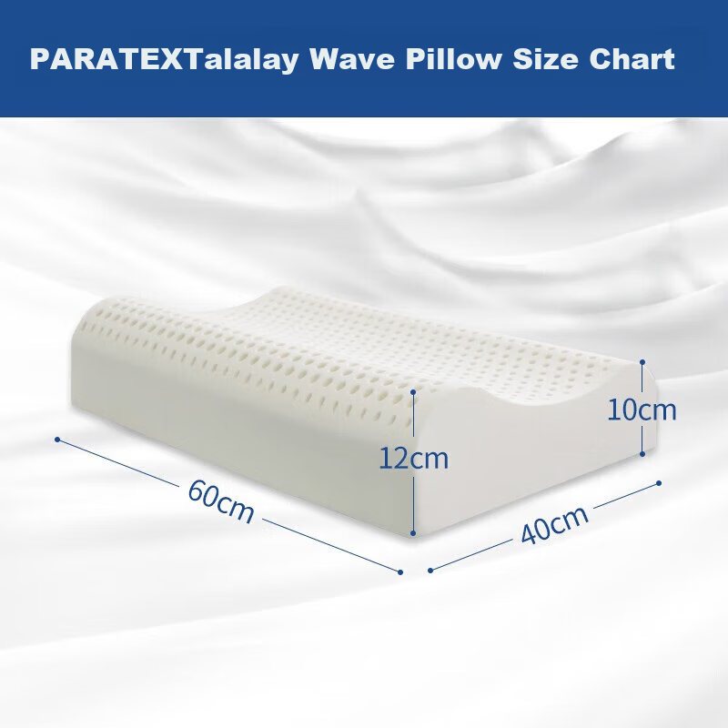 Paratex Latex Pillow, 96% Latex Content, Adult Natural Latex Pillow, Imported Th...