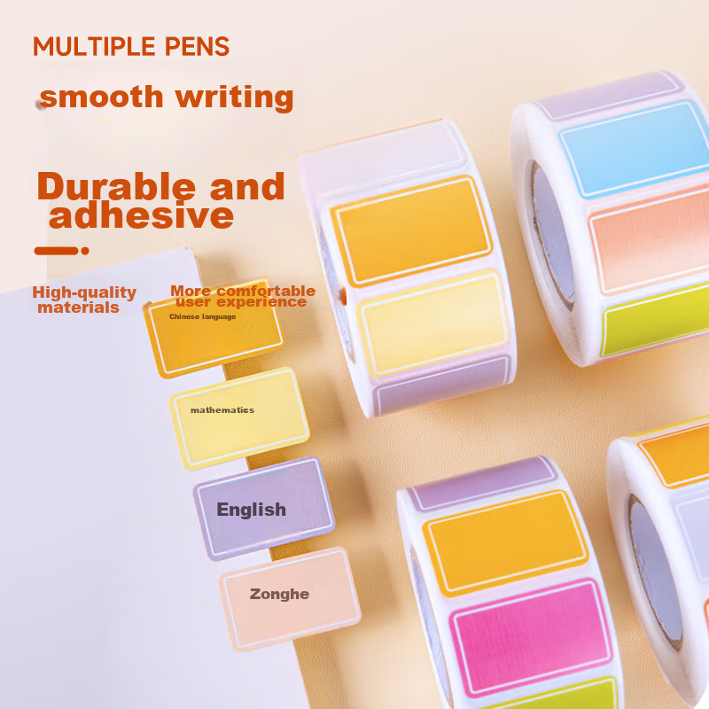 NVV Label Stickers, 5 Rolls, 2500 Pieces in Total, 25*15mm, Self-Adhesive Sticke...