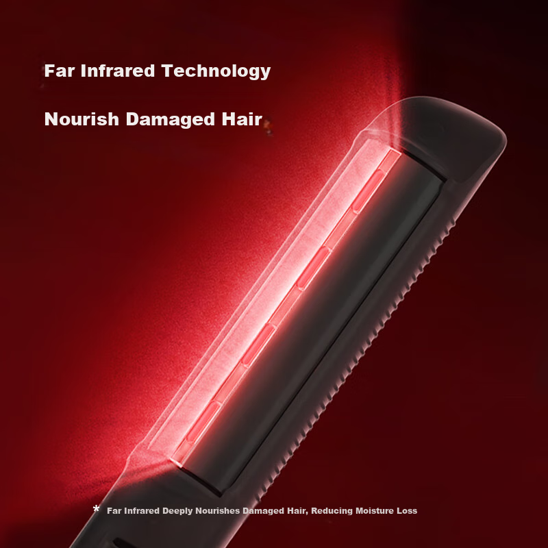 Lena High Crown Clip Iron Arc Fluffy Clip Iron Negative Ion Curling Iron Straigh...