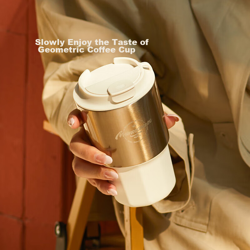 MOMOCONCEPT Coffee Mug with Seamless Inner Liner, Insulated Cup for Women, Styli...