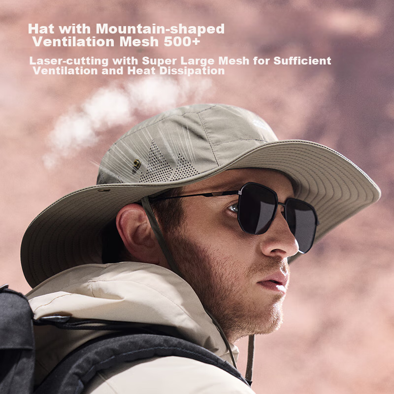 MISSION UV Sun Protection Hat Men Sun Hat Fishing Hat Fisherman Hat Mountaineeri...