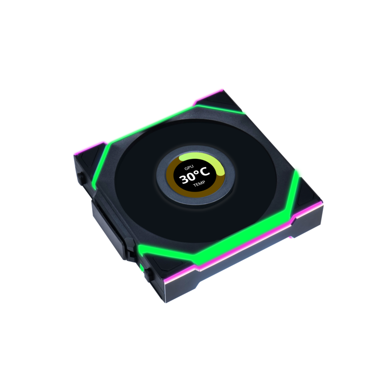 LIANLI Lianli Yifeng Building Block Fan First Generation LCD Wireless Version SL...