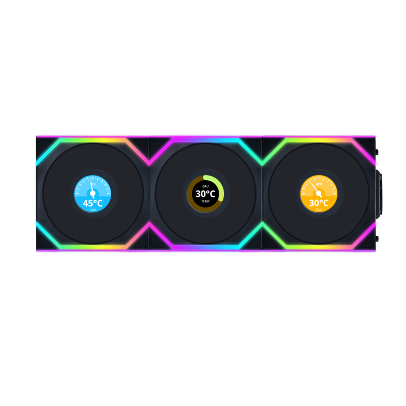 LIANLI Lianli Yifeng Building Block Fan First Generation LCD Wireless Version SL...