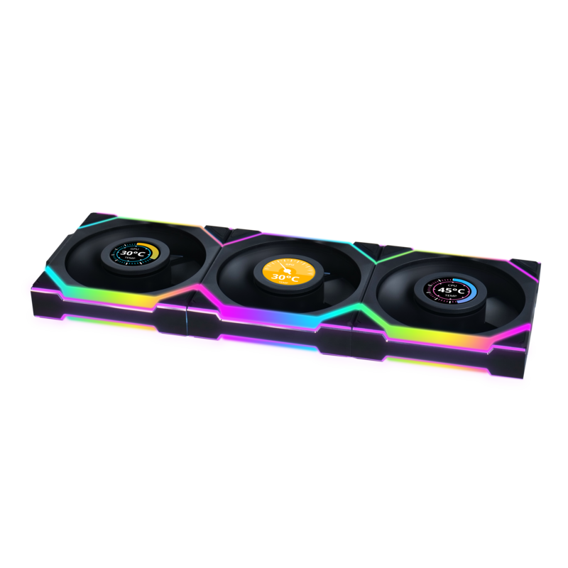 LIANLI Lianli Yifeng Building Block Fan First Generation LCD Wireless Version SL...