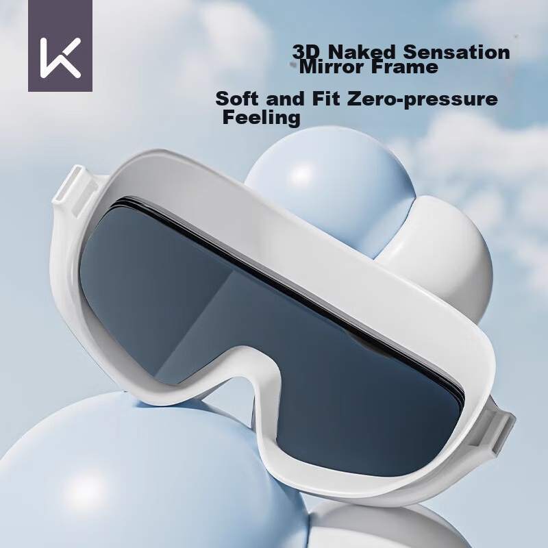 Keep Large Frame Waterproof Anti-Fog High-Definition Swimming Goggles for Men An...