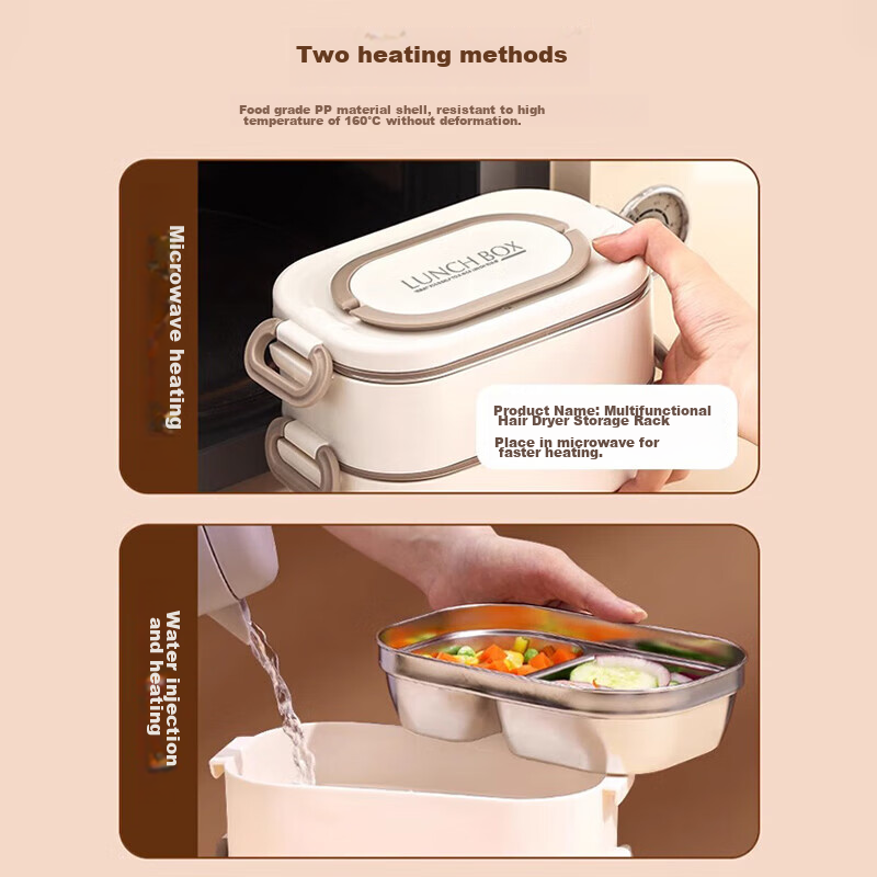 PAKCHOICE Insulated Lunch Box, Extra Long, for Office Workers And Students, Micr...