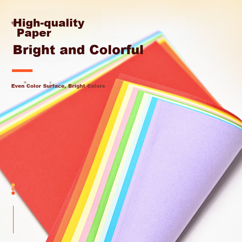 NVVA4 Colored Copy Paper Printing Paper, 70g Colored Multi-Color Kindergarten Ch...