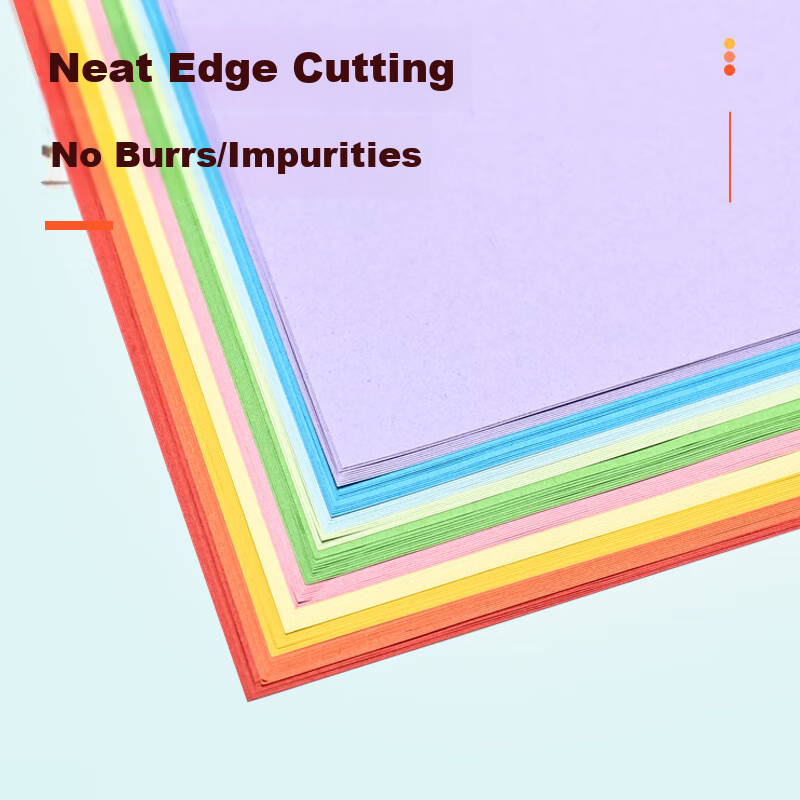 NVVA4 Colored Copy Paper Printing Paper, 70g Colored Multi-Color Kindergarten Ch...