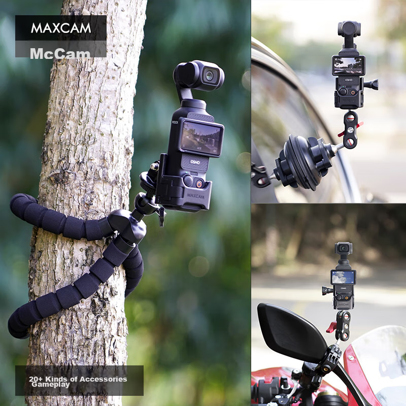 MAXCAM/Maisikamu, Suitable for DJI Osmo Pocket 3, Portable Tripod for Pocket Cam...