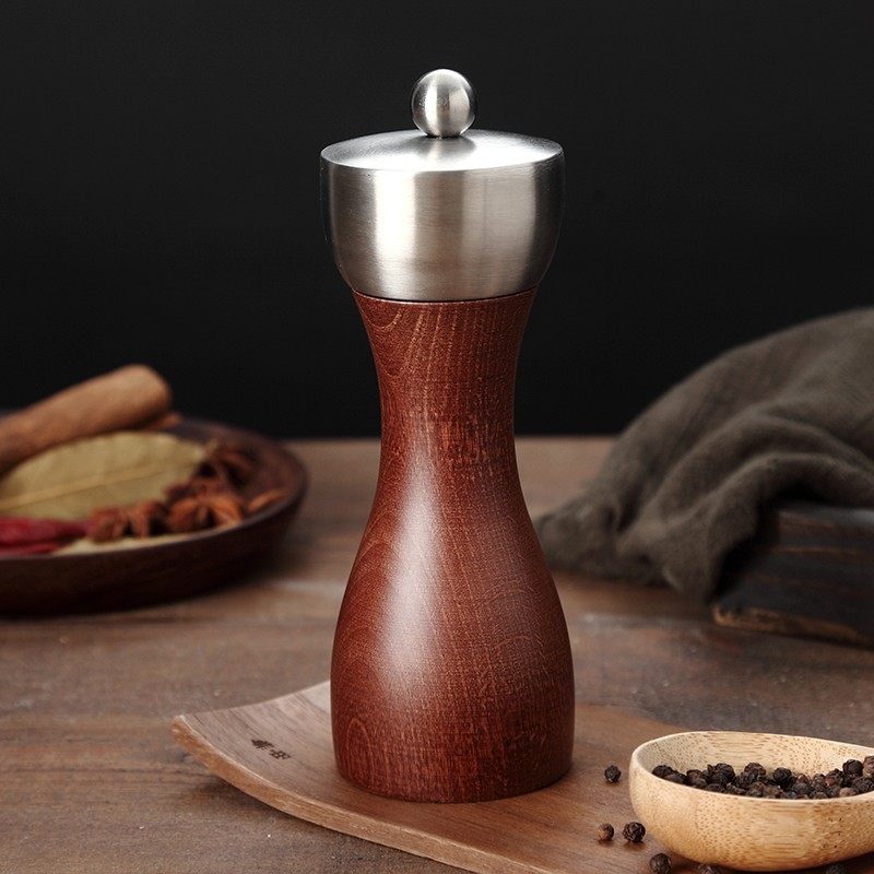 Onlycook Pepper Grinder, Home Manual Grinding Bottle, Black Pepper Grains Rose S...