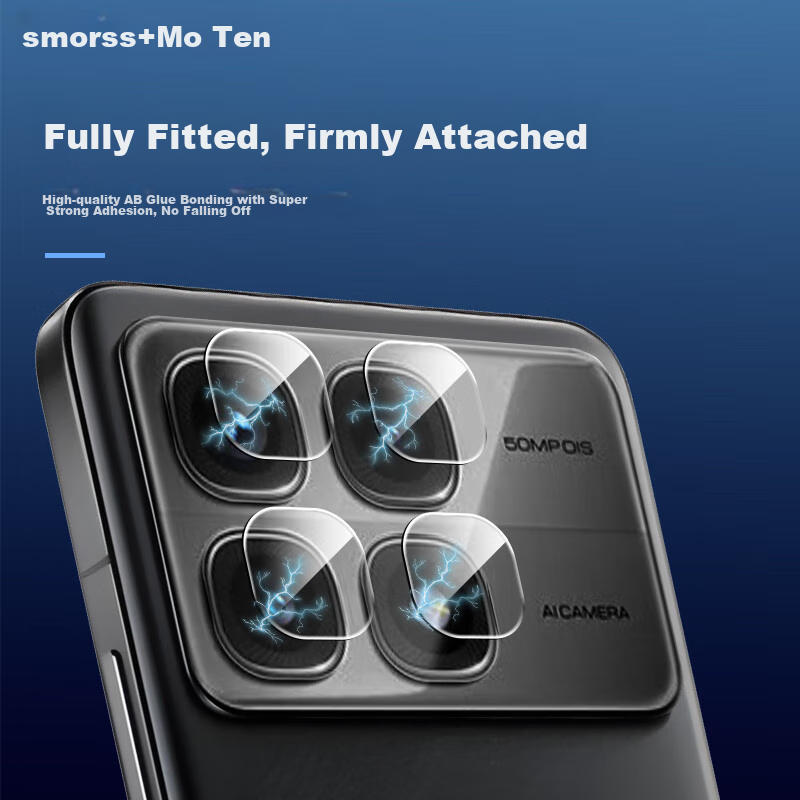 Smorss [2-Piece Set] Lens Protector for Redmi K70 Pro, High-Definition Anti-Drop...