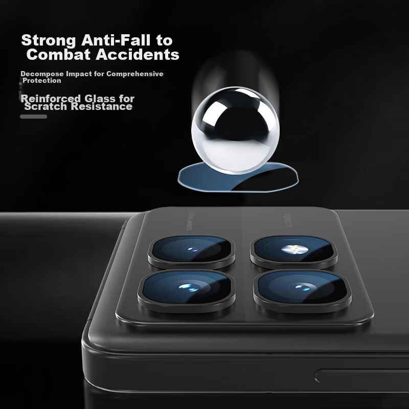 Smorss [2-Piece Set] Lens Protector for Redmi K70 Pro, High-Definition Anti-Drop...