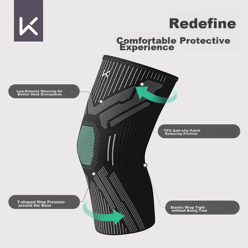 Keep Knee Pads for Sports [2-Pack], Basketball Running Specialized, Non-Slip Kne...